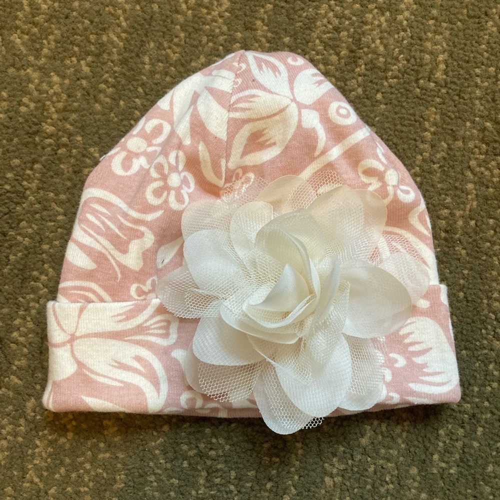 Newborn Flower Hat, NWOT